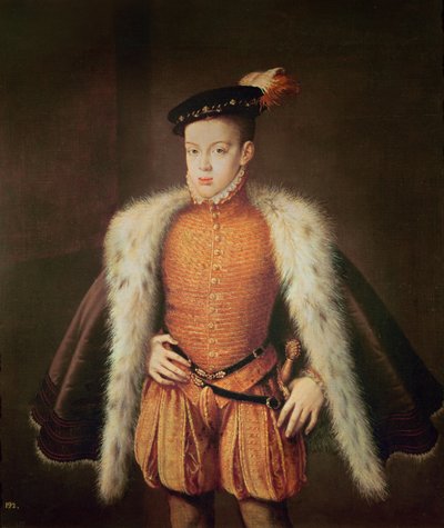 Don Carlos, Prinz von Asturien und Portugal, ca. 1558 von Alonso Sánchez Coello